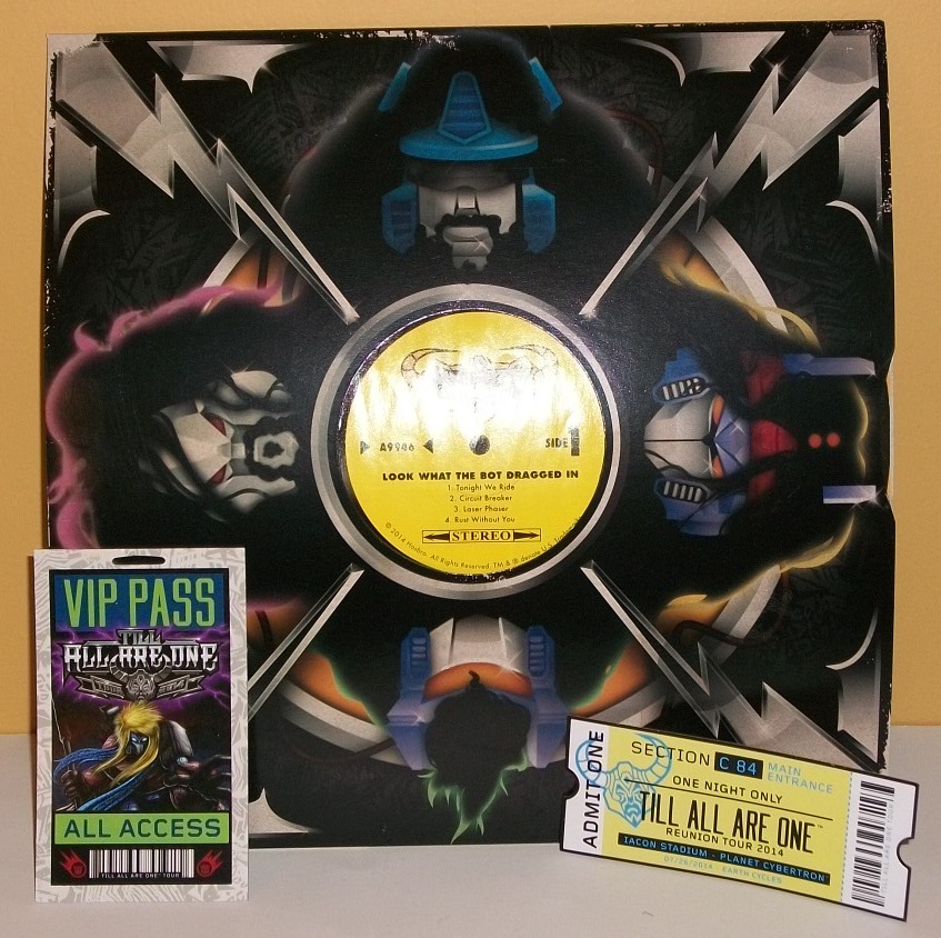 Vinyl cover, Ticket, & VIP Pass