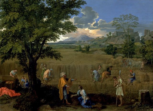 l'�t� ou Ruth et Booz - 1660-64 - une des 4 saisons de Nicolas Poussin 
