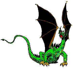 4: This dragon loves to fight.  When he cannot fight, he reads comics.