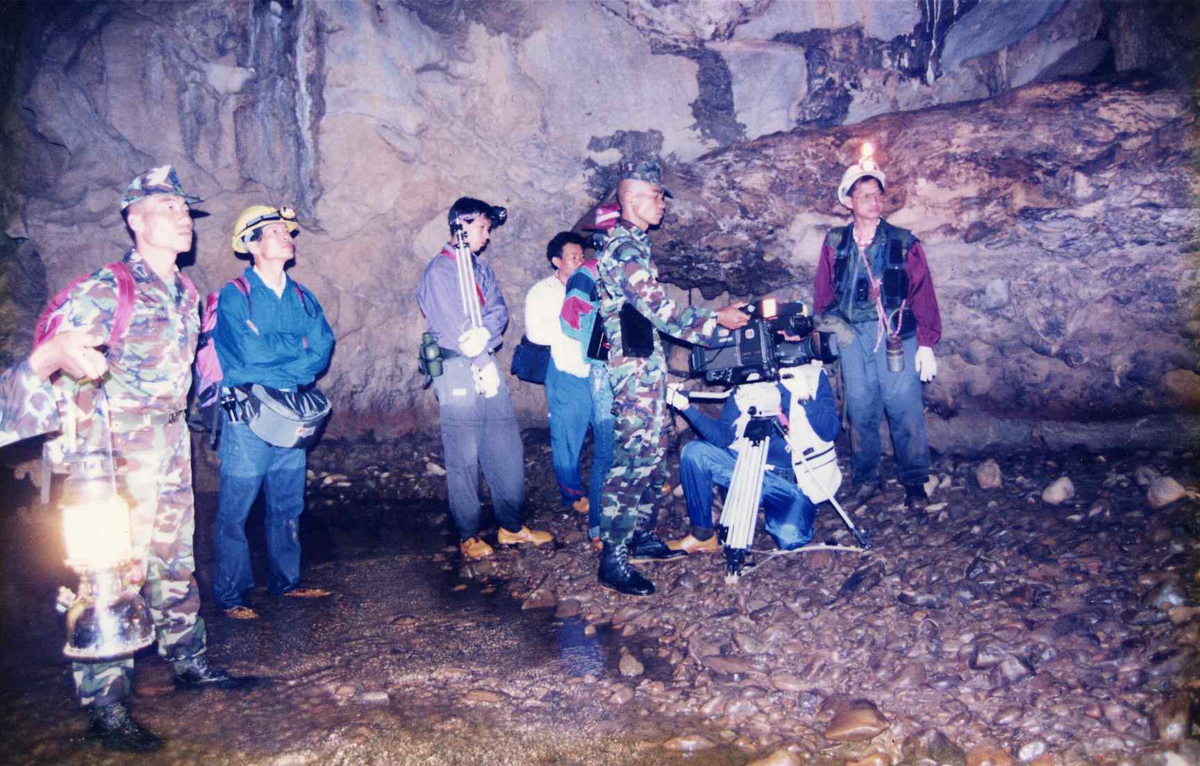 Cave Pha Mon exploration at Amphur Pang-Ma-Pha, Mae Hong Sorn Province, Thailand