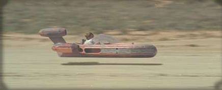 Repulsorlifts are used on Landspeeders