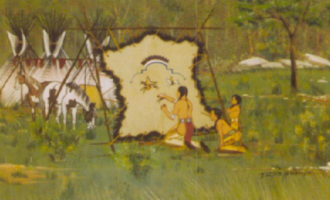 Painting by Doc Tate