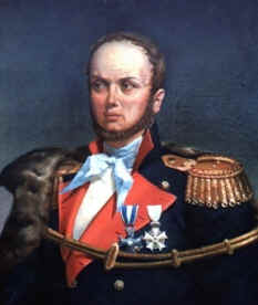 Painting of Jozef Bem, military man