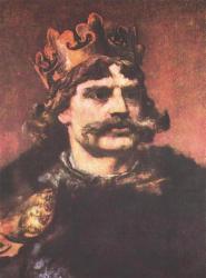 Painting of Boleslaw Chrobry, king