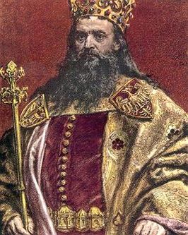 Painting of Kazimierz Wielki, King