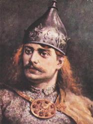 Painting of Boleslaw Krzywousty, prince