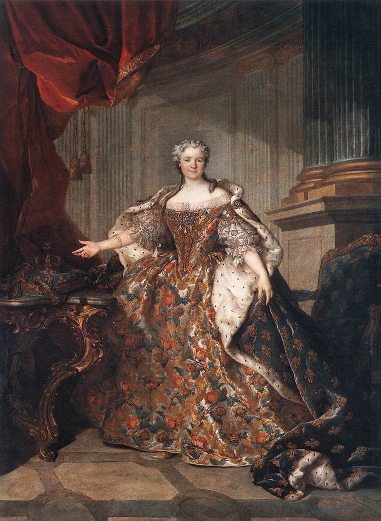 Portrait of Maria Leszczynska, Queen consort of France