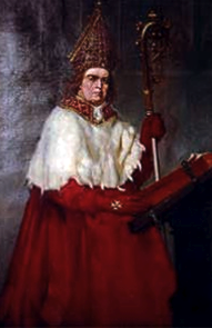 Portrait of Zbigniew Olesnicki, cardinal, politician