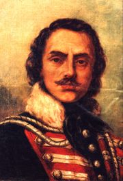 Portrait of Kazimierz Pulaski, hero of American revolution