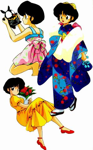 I love this pic, Akane, 3 of her, and all look so cute