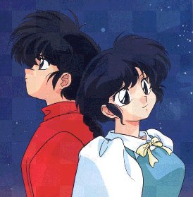 Ranma and Akane, cute isn't it?