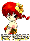 a cute winking Ranma