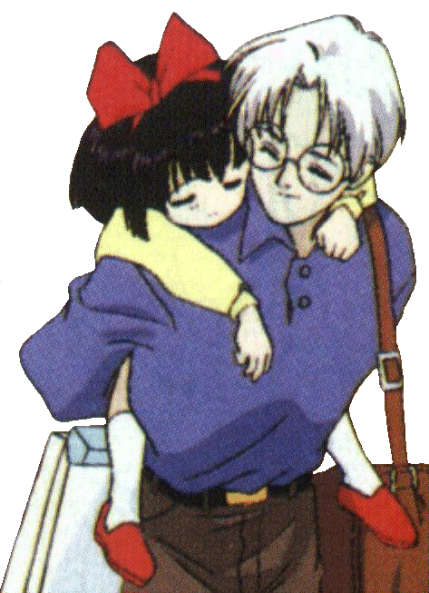 Hotaru and her father were very close.
