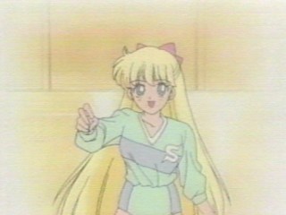 Mina loves to play volleyball