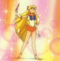 When she took off her Sailor V mask, it was symbolizing that she was now Sailor Venus