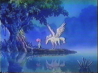 Rini had beautiful dreams about a Pegasis.