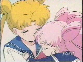 It was very hard for Rini to say goodbye to her new friends.