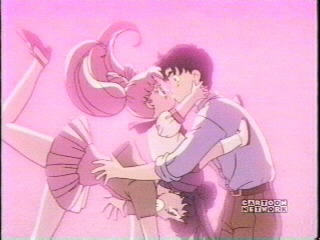 The girl that fell out of the sky was Darien and Serena's daughter in the future.