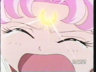 When Rini was scared, sad or in trouble, she'd start crying, making the Moon Beam appear.