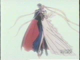 Wicked Lady became the young Rini again when the Scouts convinced her that they all loved her very much.