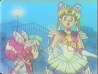 He also gave Sailor Moon a new weapon, the Kalide Moon Scope.