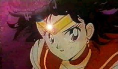 Rini accidently saw the girls transform into Sailors.