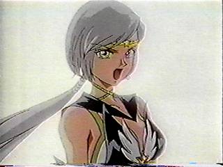 Yaten transforms into Sailor Star Healer.