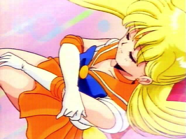 Rini accidently saw the girls transform into Sailors.