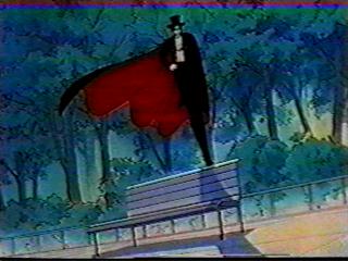Tuxedo Mask is known for making strange entrances.