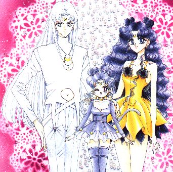 Luna, Artemis and Diana as humans.