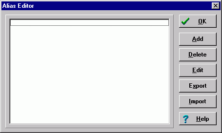 Alias Editor