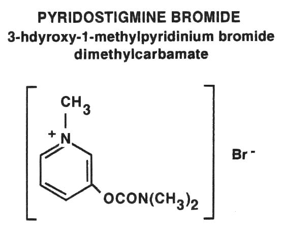 Pyridostigmine Bromide molecule