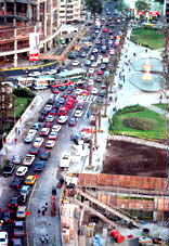 Congestion frente al Casino