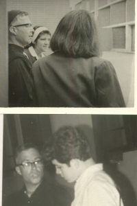 Brother LaSalle con Roxana Kongfook, N.N. y JMcFarlane y ?