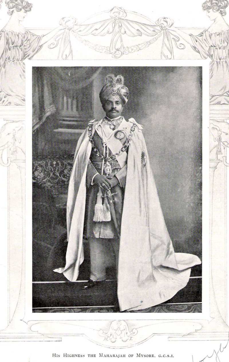 The Maharajah of Mysore in 1911