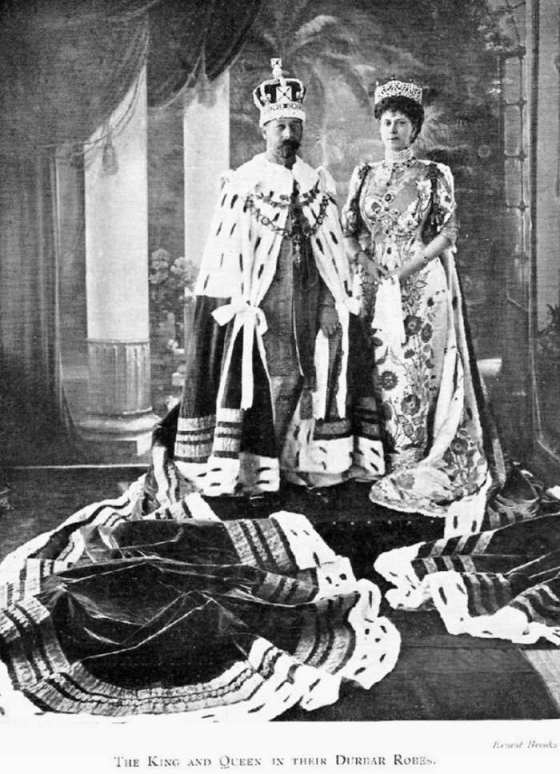 The robes for the Coronation Durbar