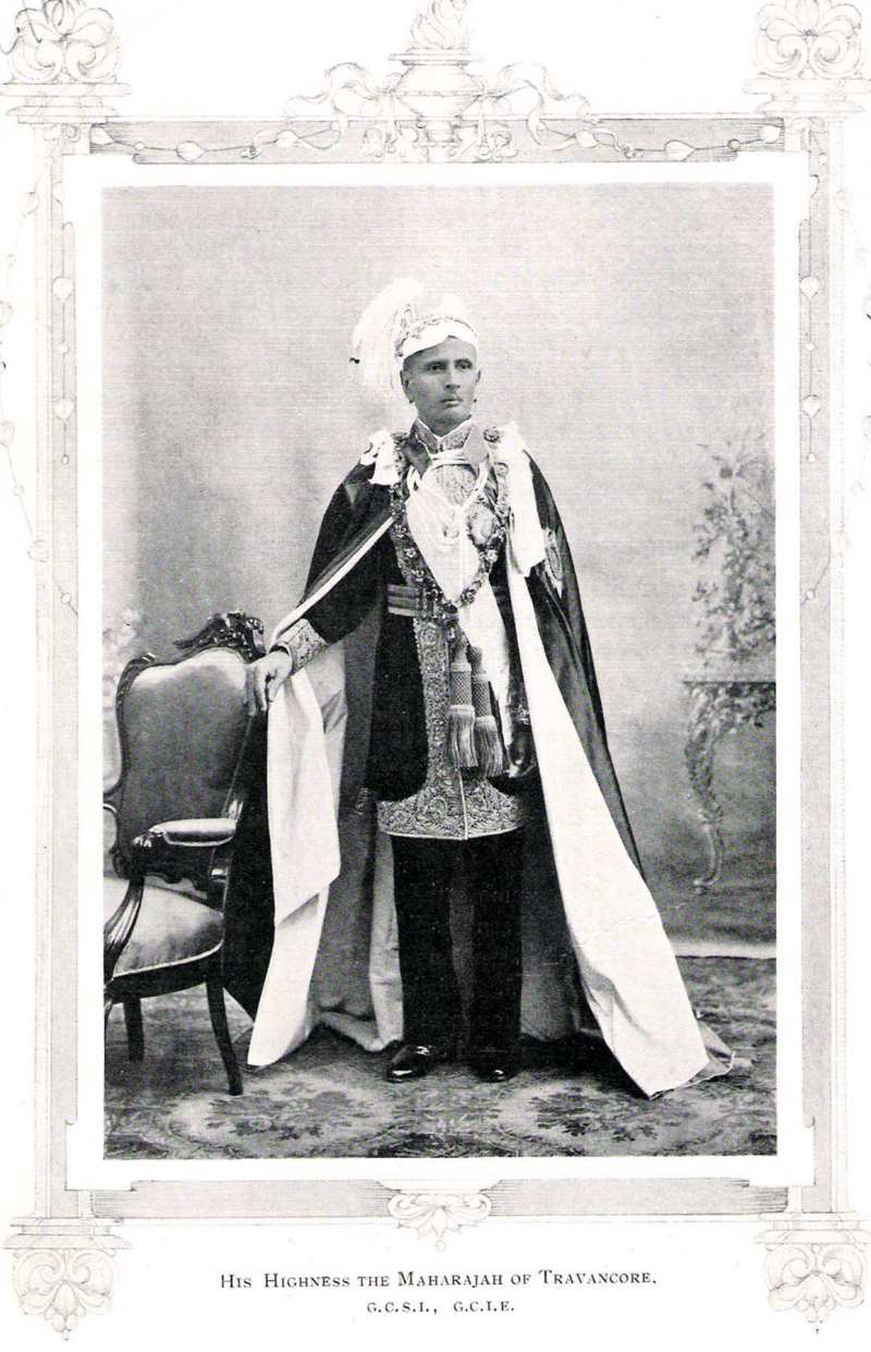 The Maharajah of Travancore in 1911