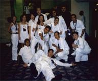 Whoa, their group is huge!