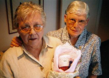 Heloise with her grandma's