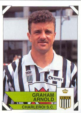 Aussie Graham Arnold, former player of NAC Breda played at Charleroi