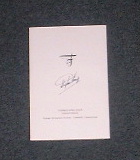 S/L Signature on Rear Endboard