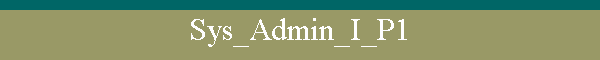 Sys_Admin_I_P1