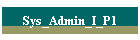 Sys_Admin_I_P1