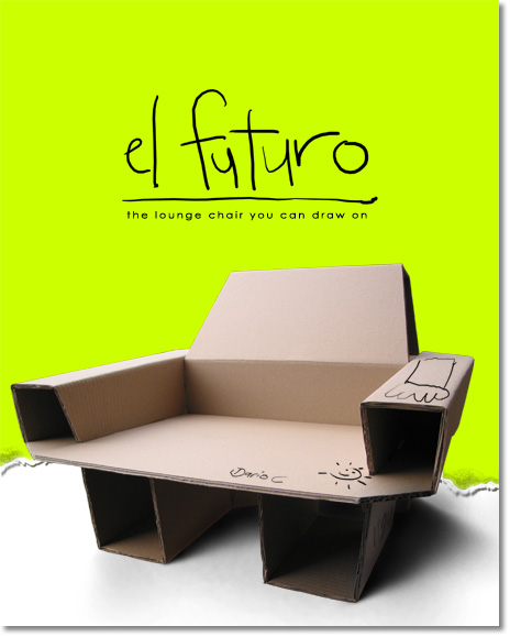 El Futuro - Cardboard Chair