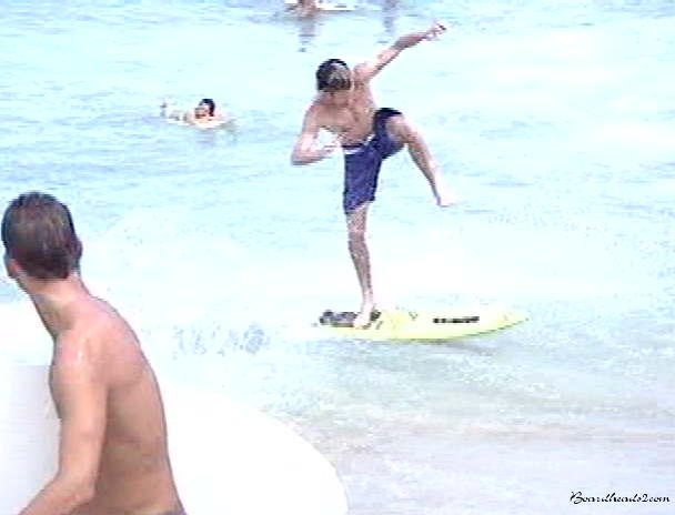 Bill doing a one-footer