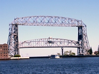 Duluth's world famous aerial lift bridge
