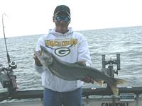 Lake Superior charter boat fishing.