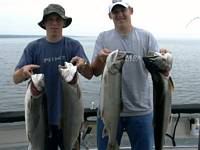 These two have fished every great Lake, but Lake Superior this was the best Lake trout fishing.