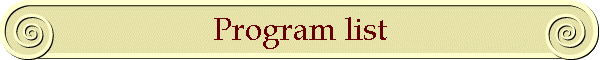 Program list