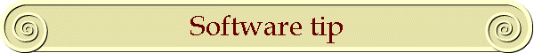 Software tip